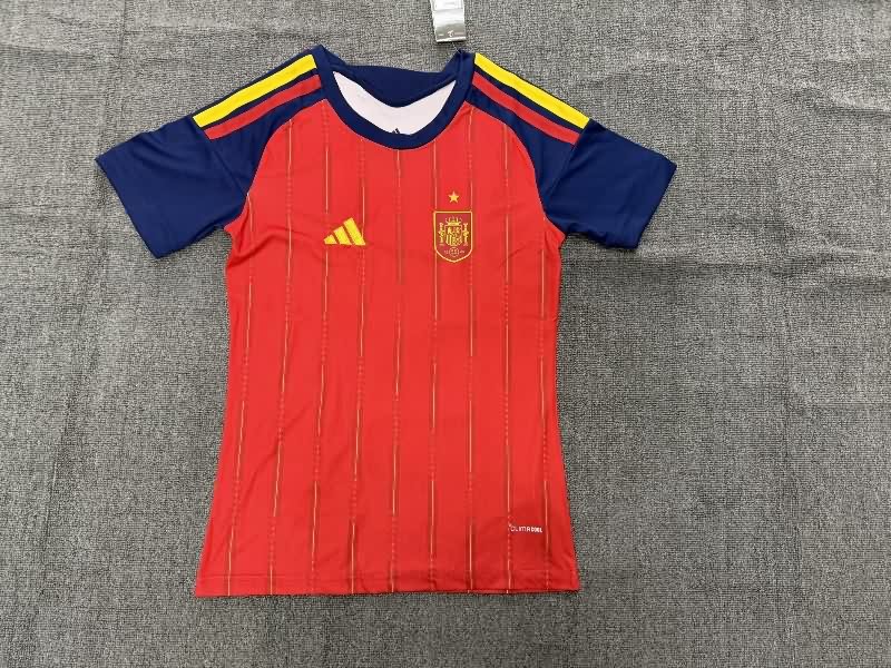 AAA(Thailand) Spain 2026 World Cup Home Women Soccer Jersey AAA(Thailand) Spain 2026 World Cup Home Women Soccer Jersey