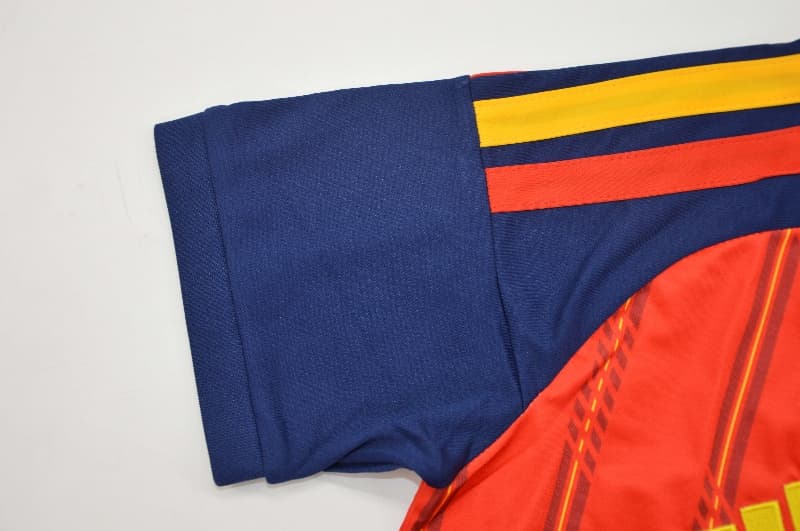 AAA(Thailand) Spain 2026 World Cup Home Women Cropped Soccer Jersey