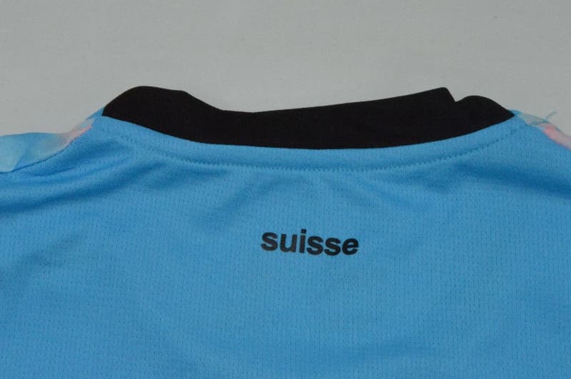 AAA(Thailand) Switzerland 2026 Goalkeeper Blue Soccer Jersey