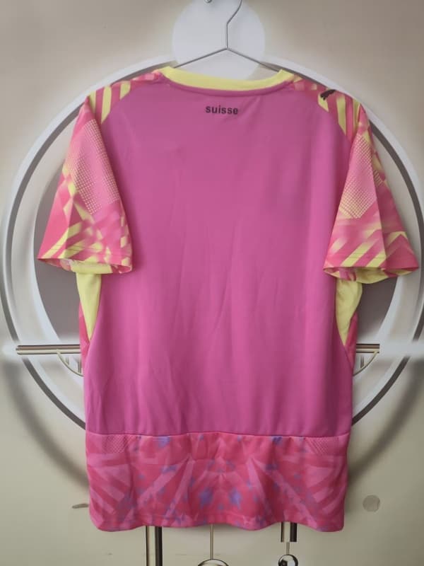 AAA(Thailand) Switzerland 2026 Goalkeeper Pink Soccer Jersey