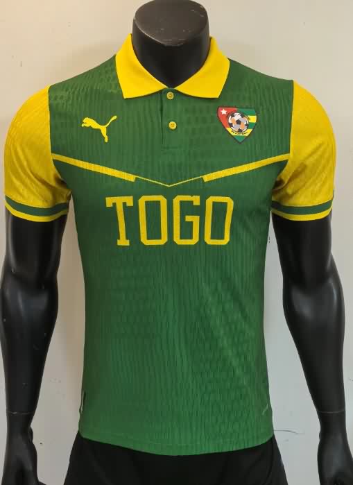 AAA(Thailand) Togo 2025 Green Soccer Jersey (Player) AAA(Thailand) Togo 2025 Green Soccer Jersey (Player)
