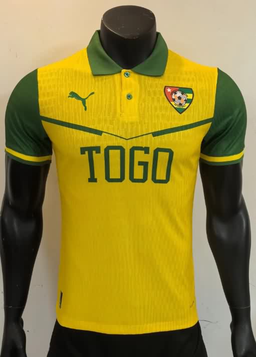 AAA(Thailand) Togo 2025 Yellow Soccer Jersey (Player) AAA(Thailand) Togo 2025 Yellow Soccer Jersey (Player)