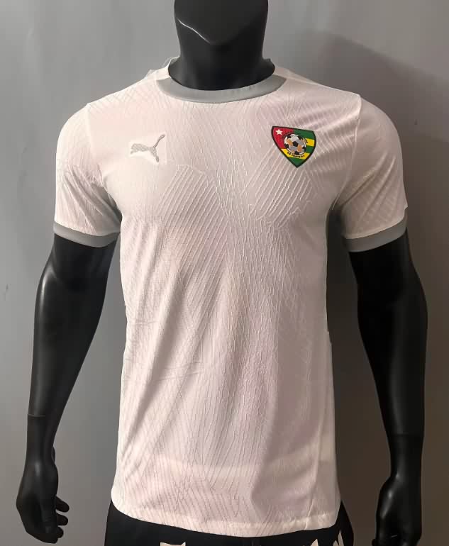 AAA(Thailand) Togo 2026 White Soccer Jersey (Player) AAA(Thailand) Togo 2026 White Soccer Jersey (Player)