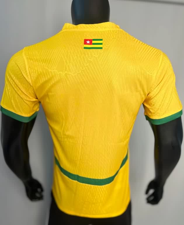 AAA(Thailand) Togo 2026 Yellow Soccer Jersey (Player)