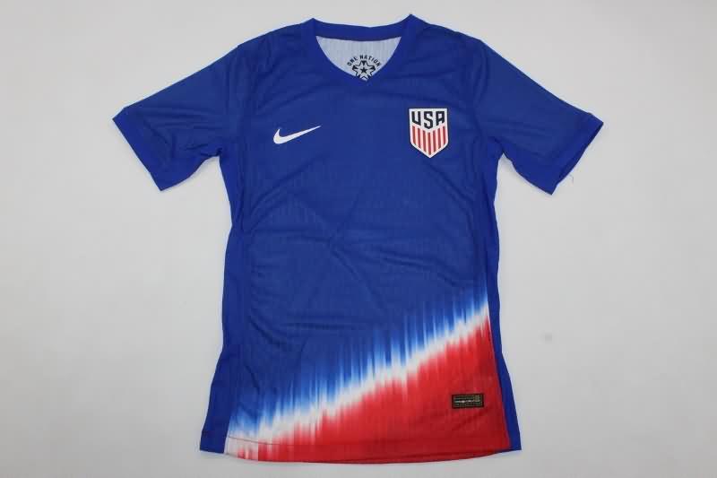 AAA(Thailand) USA 2024 Away Soccer Jersey (Player)