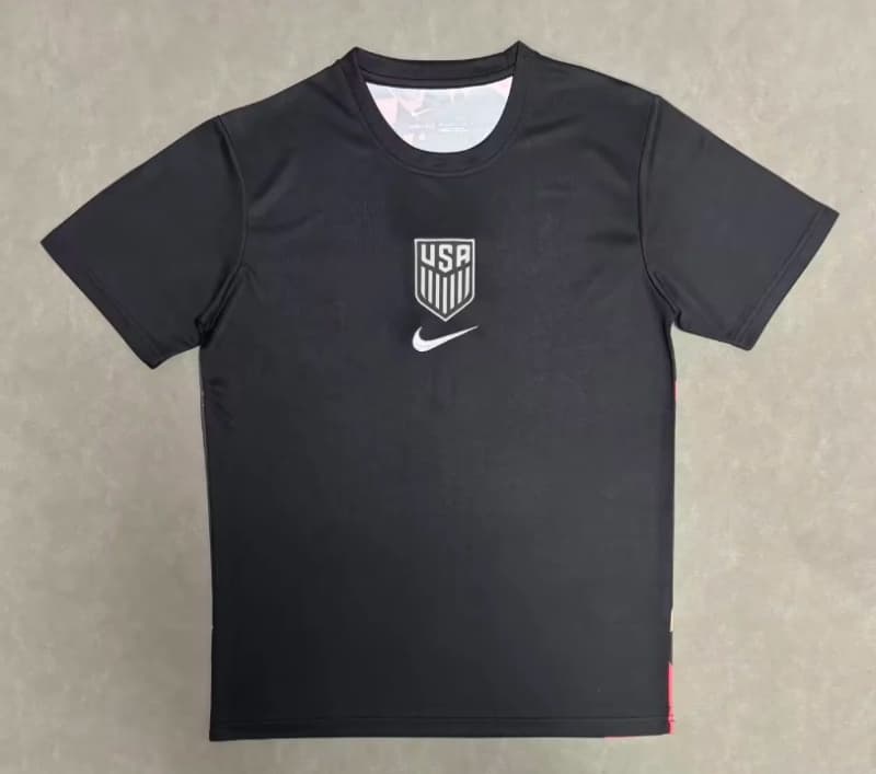 AAA(Thailand) USA 2026 Goalkeeper Black Soccer Jersey