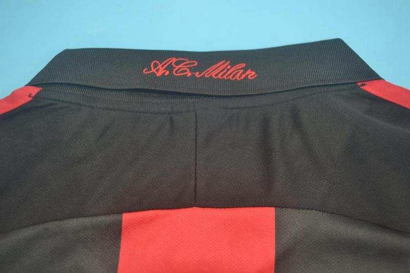 AAA(Thailand) AC Milan 2000/02 Home Retro Soccer Jersey