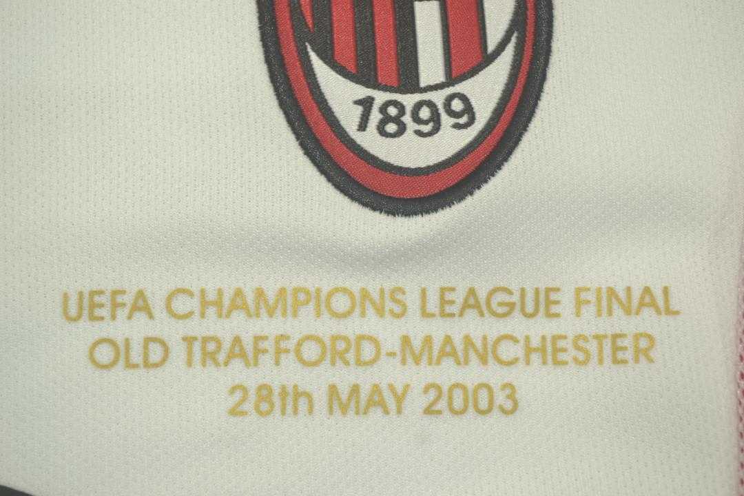 AAA(Thailand) AC Milan 2002/03 Away Retro Soccer Jersey