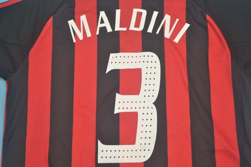 AAA(Thailand) AC Milan 2002/03 Home Retro Soccer Jersey