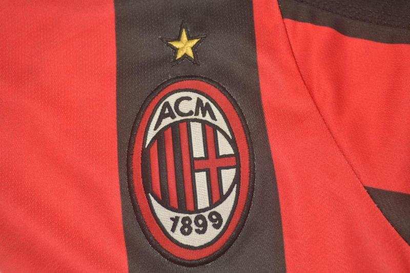 AAA(Thailand) AC Milan 2003/04 Home Retro Soccer Jersey