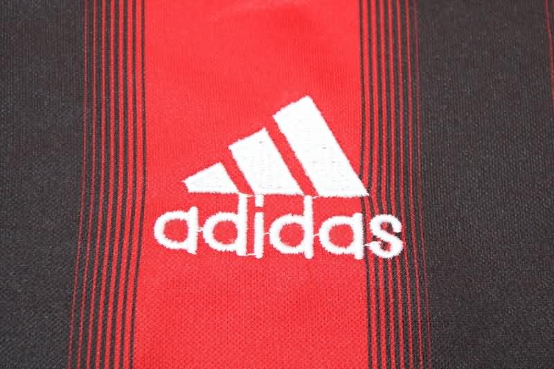 AAA(Thailand) AC Milan 2004/05 Home Long Sleeve Retro Soccer Jersey