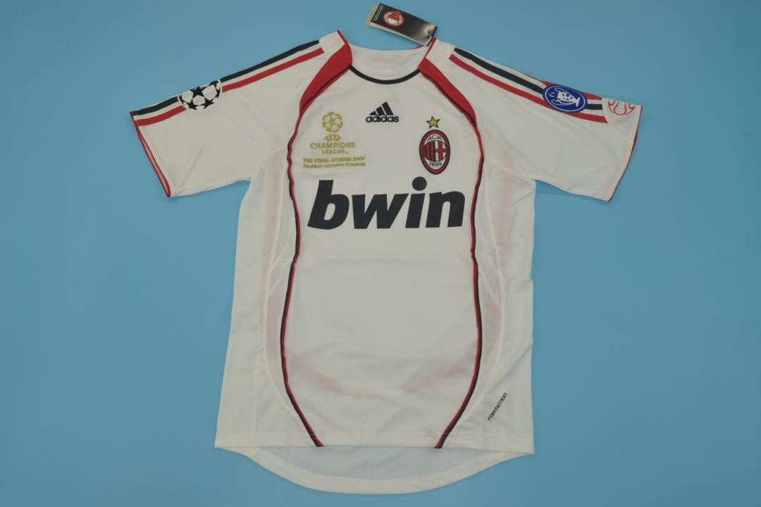 AAA(Thailand) AC Milan 2006/07 Away Final Retro Soccer Jersey