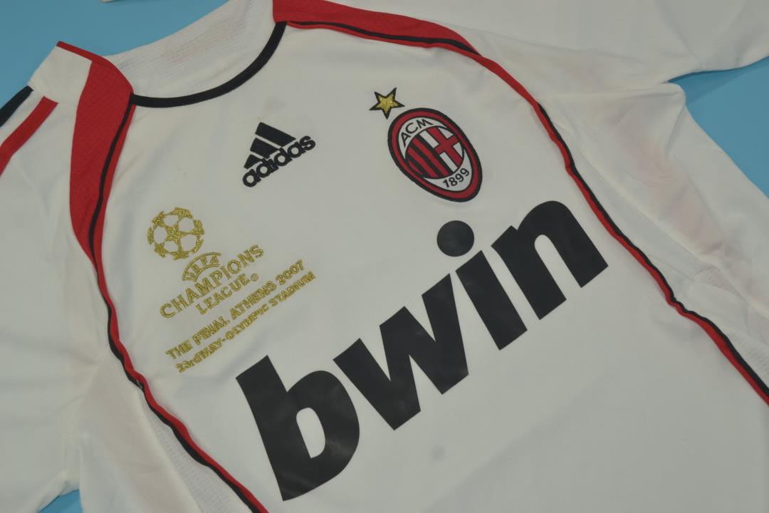 AAA(Thailand) AC Milan 2006/07 Away Final Retro Soccer Jersey