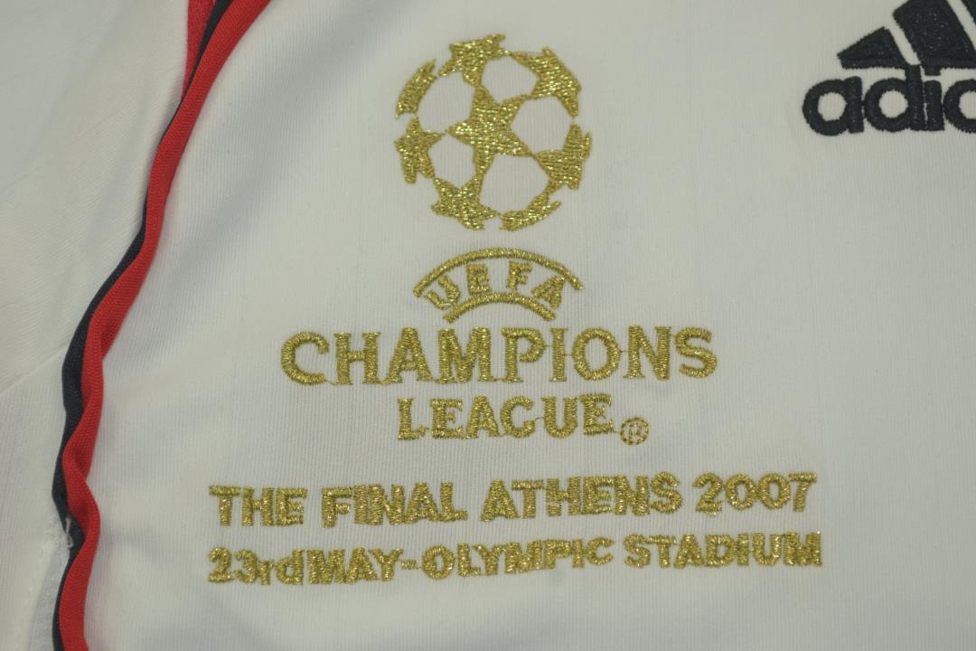 AAA(Thailand) AC Milan 2006/07 Away Final Retro Soccer Jersey