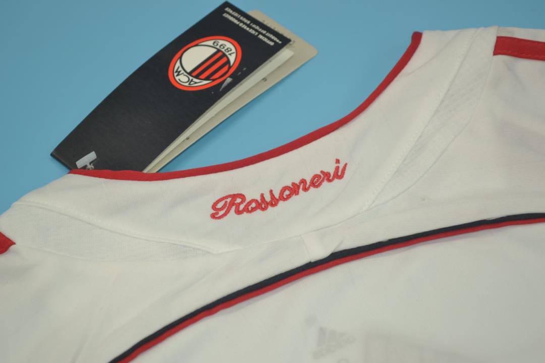 AAA(Thailand) AC Milan 2006/07 Away Final Retro Soccer Jersey