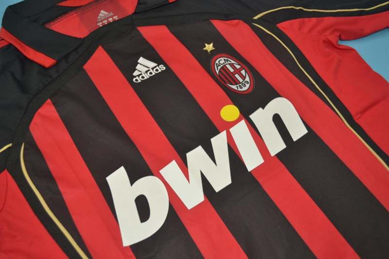 AAA(Thailand) AC Milan 2006/07 Home Retro Soccer Jersey