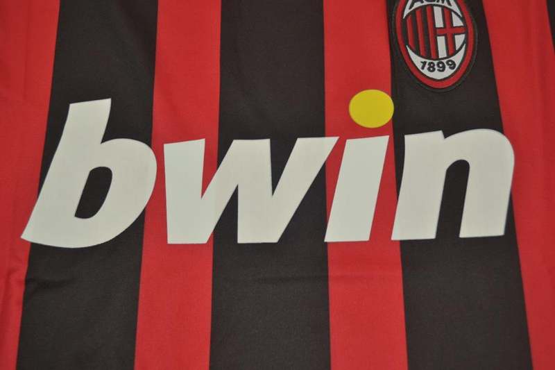 AAA(Thailand) AC Milan 2006/07 Home Retro Soccer Jersey