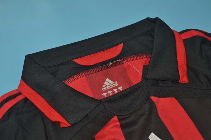 AAA(Thailand) AC Milan 2006/07 Home Retro Soccer Jersey(L/S)