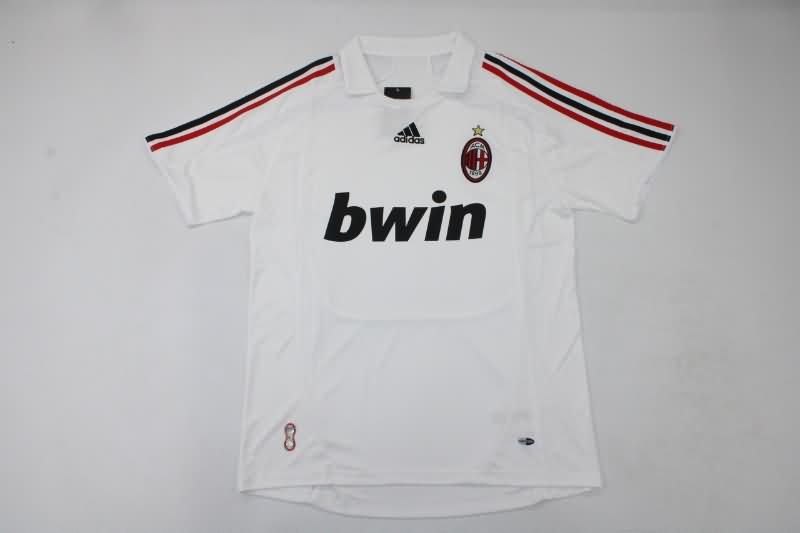 AAA(Thailand) AC Milan 2007/08 Away Retro Soccer Jersey