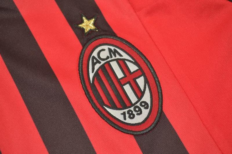 AAA(Thailand) AC Milan 2007/08 Home Retro Soccer Jersey