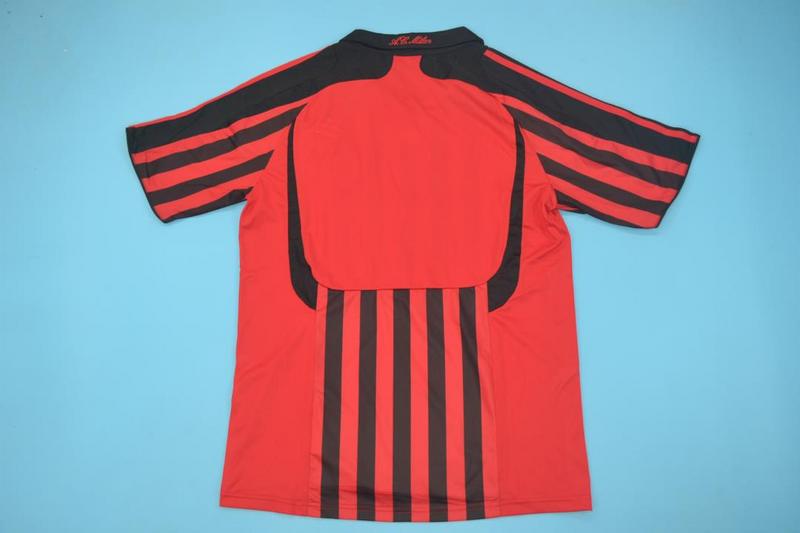 AAA(Thailand) AC Milan 2007/08 Home Retro Soccer Jersey