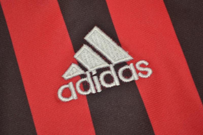 AAA(Thailand) AC Milan 2007/08 Home Retro Soccer Jersey(L/S)