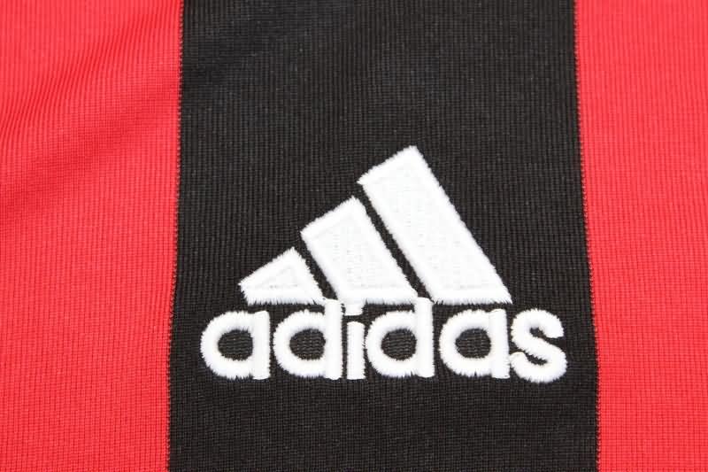 AAA(Thailand) AC Milan 2008/09 Home Long Sleeve Retro Soccer Jersey