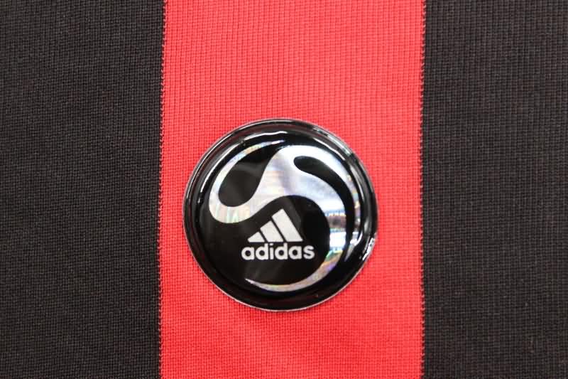 AAA(Thailand) AC Milan 2008/09 Home Long Sleeve Retro Soccer Jersey