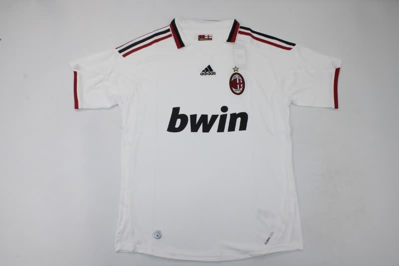 AAA(Thailand) AC Milan 2009/10 Away Retro Soccer Jersey