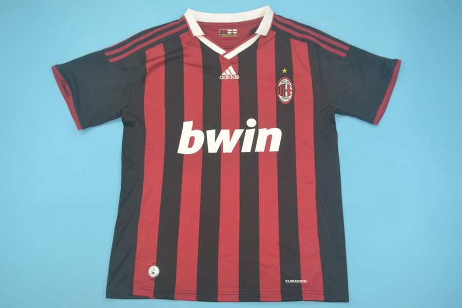 AAA(Thailand) AC Milan 2009/10 Home Retro Soccer Jersey