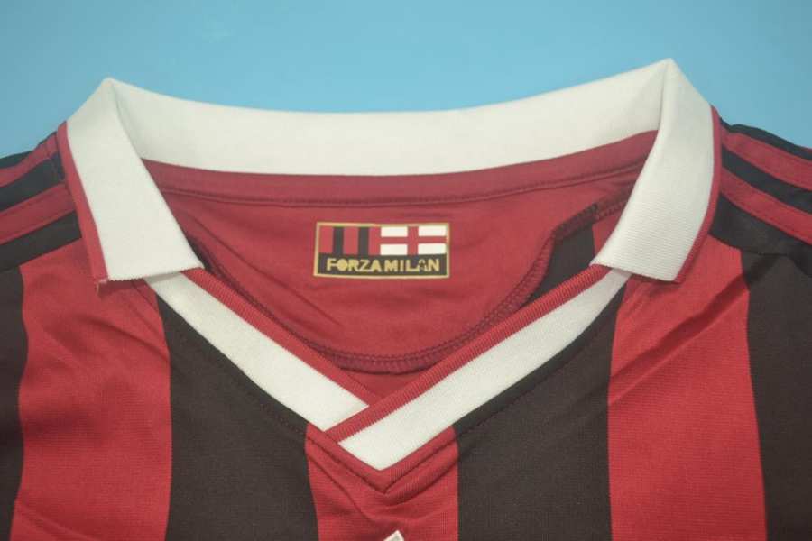 AAA(Thailand) AC Milan 2009/10 Home Retro Soccer Jersey