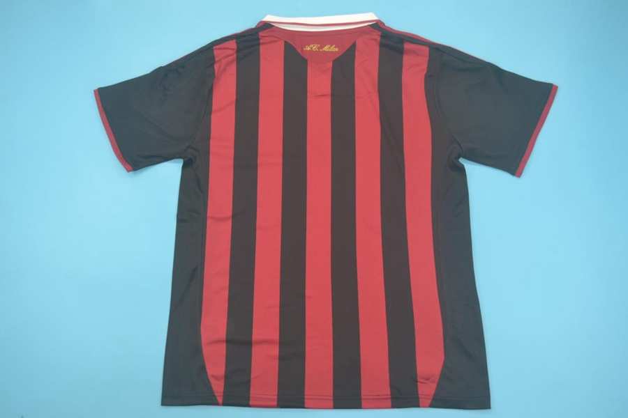 AAA(Thailand) AC Milan 2009/10 Home Retro Soccer Jersey