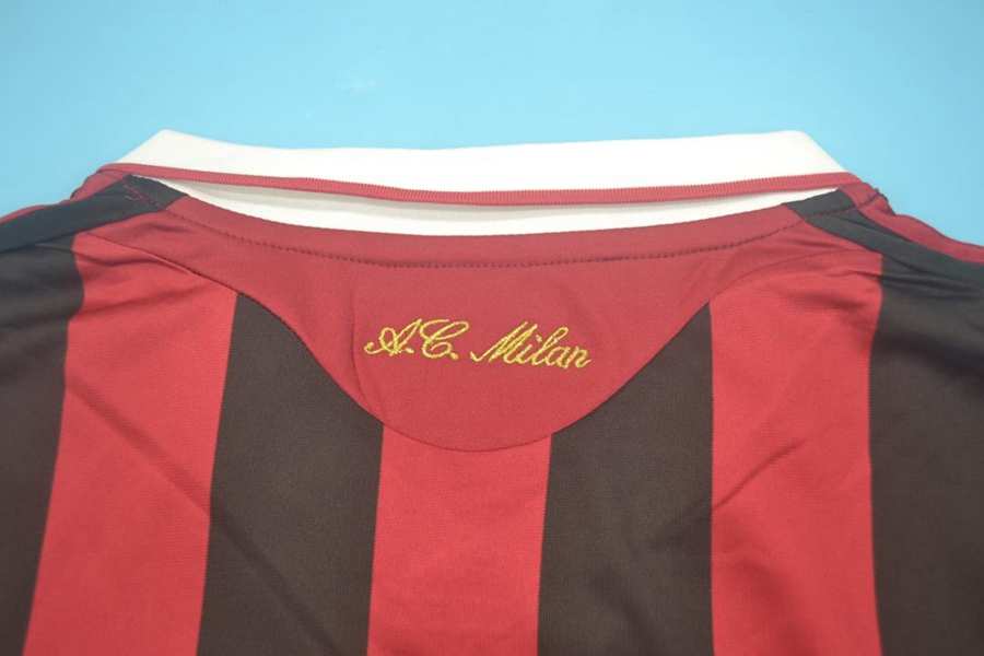 AAA(Thailand) AC Milan 2009/10 Home Retro Soccer Jersey
