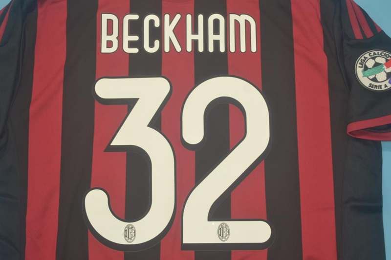 AAA(Thailand) AC Milan 2009/10 Home Retro Soccer Jersey