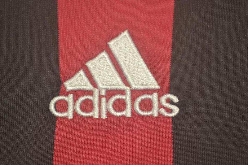 AAA(Thailand) AC Milan 2009/10 Home Retro Soccer Jersey(L/S)