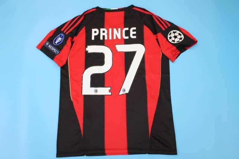 AAA(Thailand) AC Milan 2010/11 Home Retro Soccer Jersey