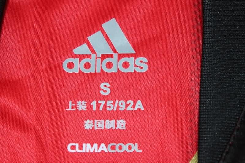 AAA(Thailand) AC Milan 2010/11 Home Long Sleeve Retro Soccer Jersey