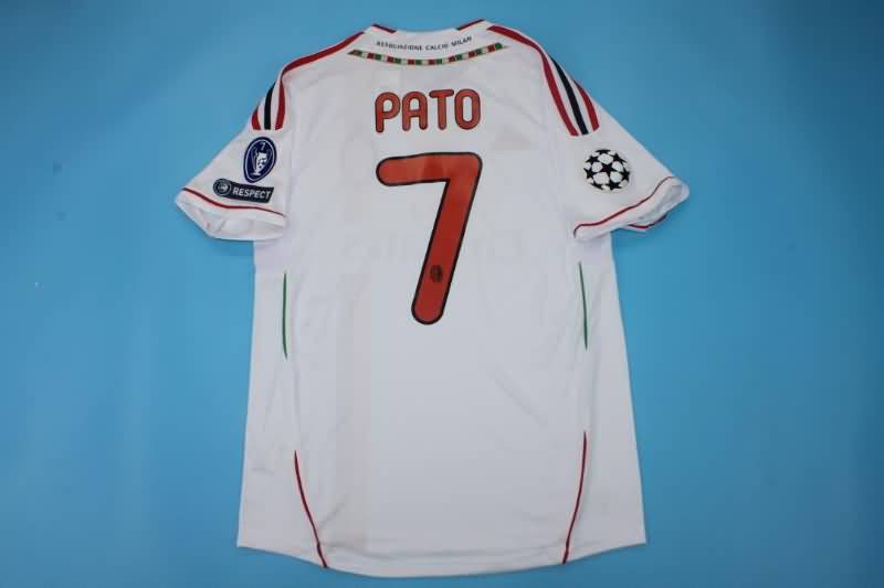 AAA(Thailand) AC Milan 2011/12 Away Retro Soccer Jersey