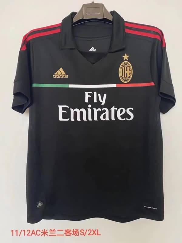 AAA(Thailand) AC Milan 2011/12 Third Retro Soccer Jersey