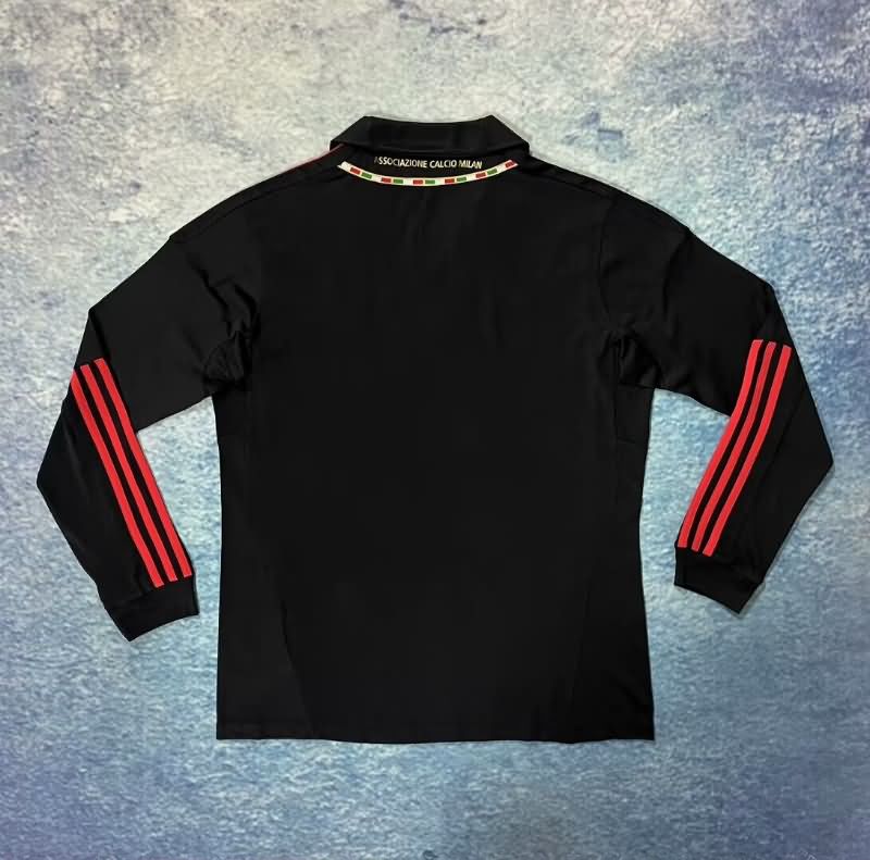 AAA(Thailand) AC Milan 2011/12 Third Retro Long Sleeve Soccer Jersey