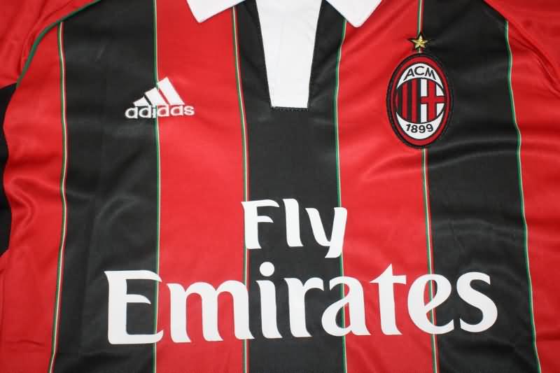 AAA(Thailand) AC Milan 2012/13 Home Retro Soccer Jersey