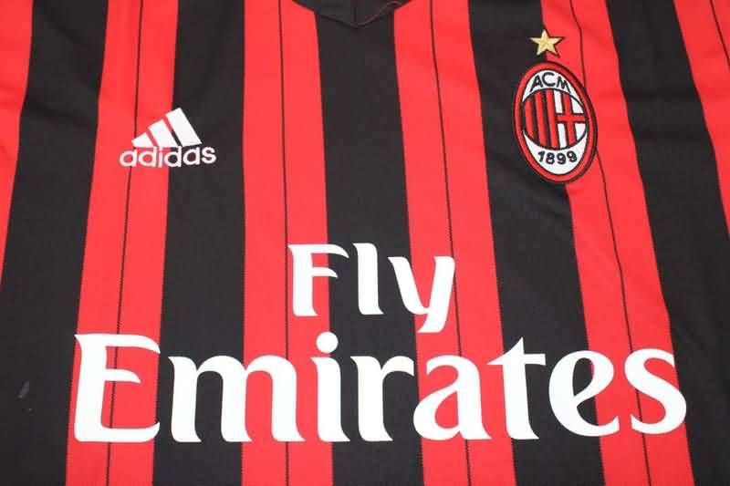 AAA(Thailand) AC Milan 2013/14 Home Retro Soccer Jersey