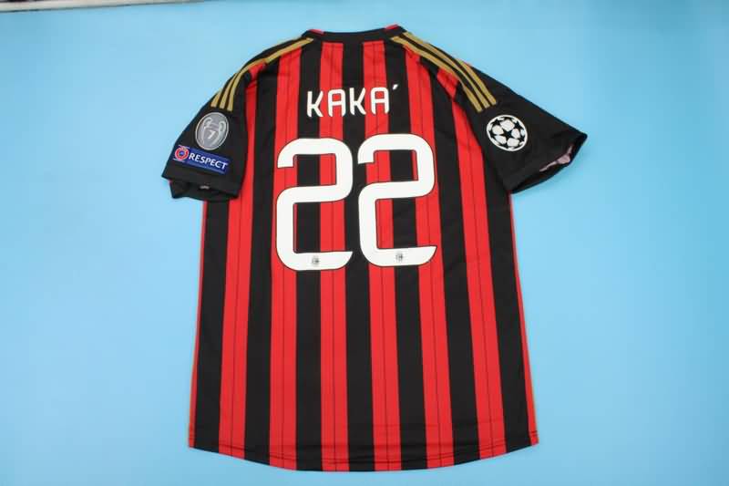 AAA(Thailand) AC Milan 2013/14 Home Retro Soccer Jersey