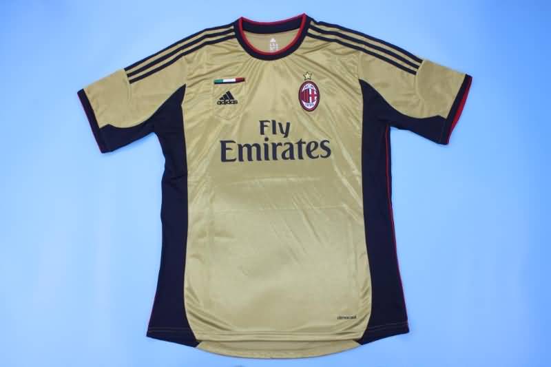 AAA(Thailand) AC Milan 2013/14 Third Retro Soccer Jersey