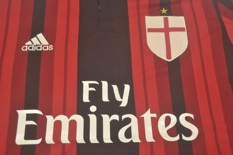 AAA(Thailand) AC Milan 2014/15 Home Retro Soccer Jersey