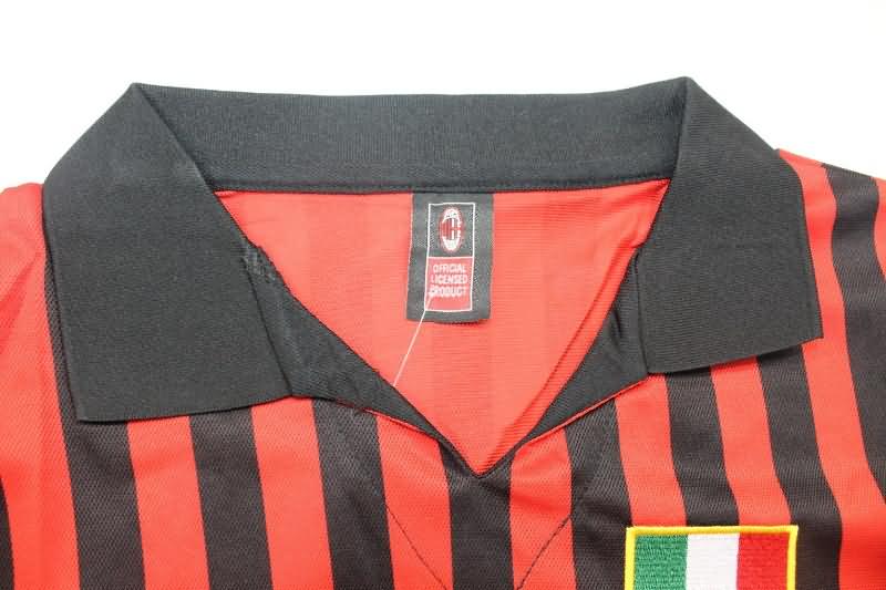 AAA(Thailand) AC Milan 1963 Home Retro Soccer Jersey