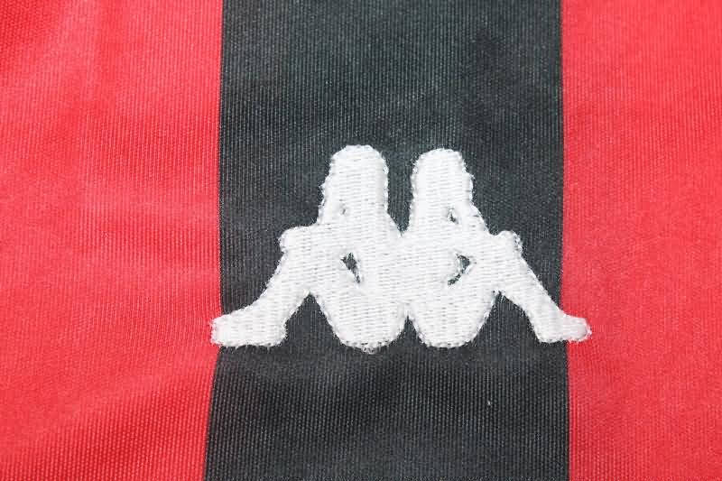 AAA(Thailand) AC Milan 1988/89 Home Long Sleeve Retro Soccer Jersey