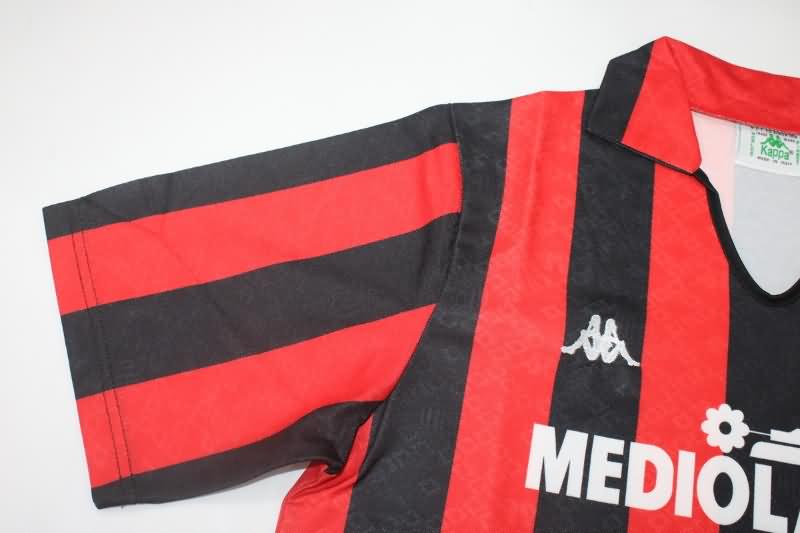 AAA(Thailand) AC Milan 1989/90 Home Retro Soccer Jersey