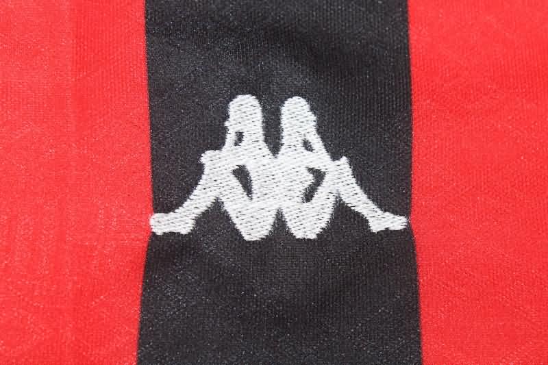 AAA(Thailand) AC Milan 1989/90 Home Long Sleeve Retro Soccer Jersey