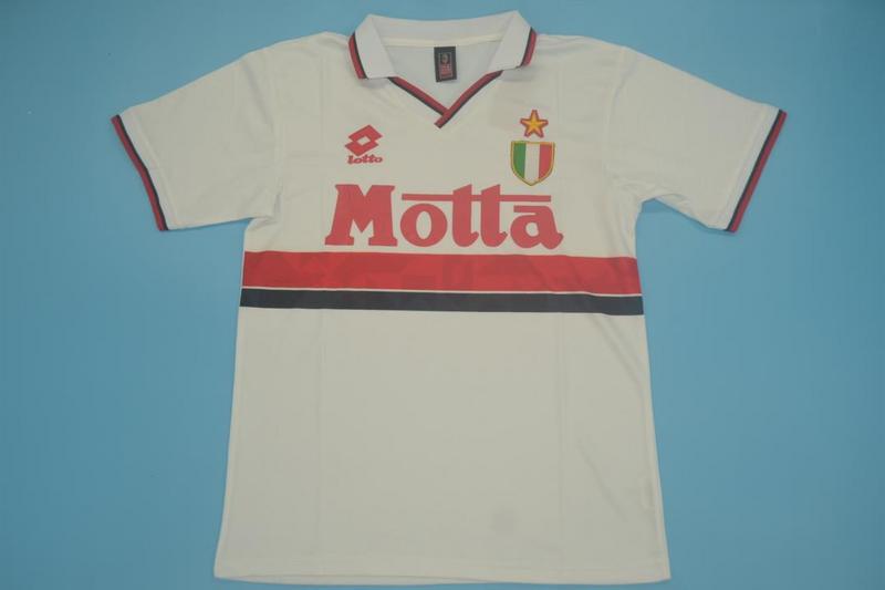 AAA(Thailand) AC Milan 1993/94 Away Retro Soccer Jersey